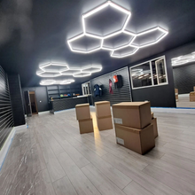 Učitajte sliku u preglednik galerije, Hexagon LED rasvjeta – set od 10 elemenata