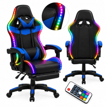 Učitajte sliku u preglednik galerije, Gaming stolica s LED RGB osvjetljenjem