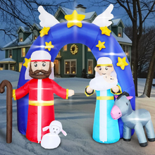 Učitajte sliku u preglednik galerije, Božični napuhanac - Jaslice 2,4m