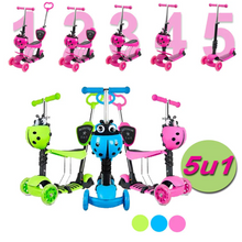 Učitajte sliku u preglednik galerije, Bubamara 5u1 dječji romobil