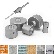 Učitajte sliku u preglednik galerije, Krune za bušenje betona: 125mm, 100mm, 80mm, 65mm, 40mm
