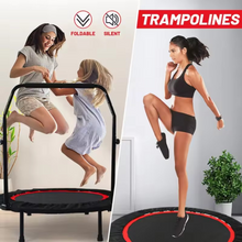Učitajte sliku u preglednik galerije, Trampolin za vježbanje s rukohvatom – 120 cm