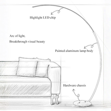 Učitajte sliku u preglednik galerije, Nordijska podna lampa