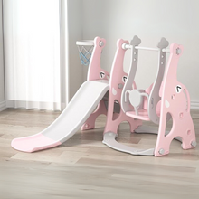 Učitajte sliku u preglednik galerije, Dječje igralište s toboganom i ljuljačkom