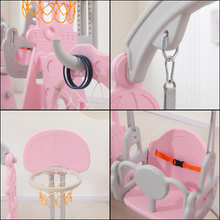 Učitajte sliku u preglednik galerije, Dječje igralište s toboganom i ljuljačkom