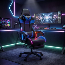 Učitajte sliku u preglednik galerije, Gaming stolica s LED RGB osvjetljenjem