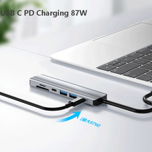 Učitajte sliku u preglednik galerije, Multifunkcionalni 7-u-1 USB Hub