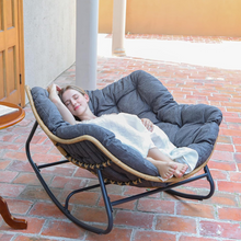 Učitajte sliku u preglednik galerije, XXL Nordijska fotelja za ljuljanje