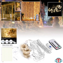 Učitajte sliku u preglednik galerije, Premium Božićna LED Zavjesa – 3 × 2 m