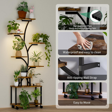 Učitajte sliku u preglednik galerije, Stalak s 8 Polica – Metalni Unutarnji/Vanjski Stalak