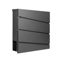 Učitajte sliku u preglednik galerije, Poštanski sandučić od pocinčanog čelika s držačem za novine