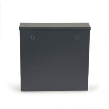 Učitajte sliku u preglednik galerije, Poštanski sandučić – antracit s utorom za novine