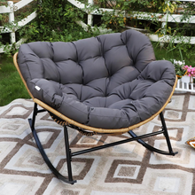 Učitajte sliku u preglednik galerije, XXL Nordijska fotelja za ljuljanje