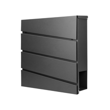 Učitajte sliku u preglednik galerije, Poštanski sandučić od pocinčanog čelika s držačem za novine