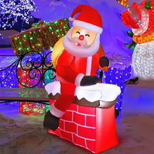 Učitajte sliku u preglednik galerije, Djed Božićnjak na dimnjaku