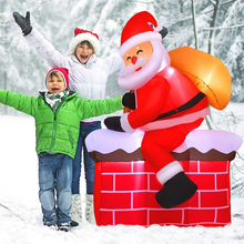 Učitajte sliku u preglednik galerije, Djed Božićnjak na dimnjaku