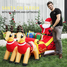 Učitajte sliku u preglednik galerije, Djed božičnjak sa sobovima