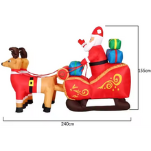 Učitajte sliku u preglednik galerije, Djed božičnjak sa sobovima