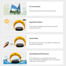 Učitajte sliku u preglednik galerije, Parking barijera s daljinskim upravljačem i solarnim napajanjem