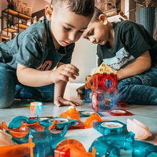 Učitajte sliku u preglednik galerije, MAGNETNE SVJETLEĆE KOCKE - 61 komad