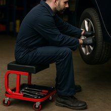 Učitajte sliku u preglednik galerije, Mehaničarski stolac na kotačima