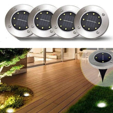 Učitajte sliku u preglednik galerije, Solarni LED diskovi za vrt - 4 Komada