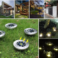Učitajte sliku u preglednik galerije, Solarni LED diskovi za vrt - 4 Komada