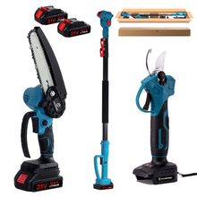 Učitajte sliku u preglednik galerije, Agram Tools teleskopski aku set: pila i škare za grane - 240cm
