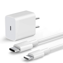 Učitajte sliku u preglednik galerije, 20 W USB-C punjač za iPhone, iPad i AirPods s kabelom (adapter i kabel)
