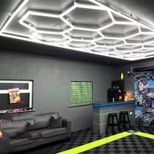Učitajte sliku u preglednik galerije, Hexagon LED rasvjeta za garaže i radionice (244x485 cm)
