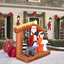 Učitajte sliku u preglednik galerije, Jaslice s LED rasvjetom na napuhavanje 1,8m
