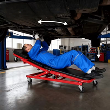 Učitajte sliku u preglednik galerije, 2-u-1 Podesiva Sklopiva Mehaničarska Stolica
