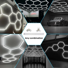 Učitajte sliku u preglednik galerije, Hexagon LED rasvjeta za garaže i radionice (122x244 cm)
