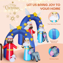 Učitajte sliku u preglednik galerije, Božični napuhanac - Jaslice 2,4m
