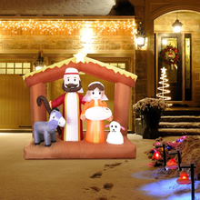 Učitajte sliku u preglednik galerije, Jaslice s LED rasvjetom na napuhavanje 1,8m
