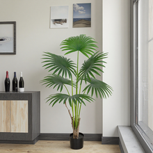 Učitajte sliku u preglednik galerije, Umjetna palma u vazi – 150 cm visine
