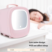 Učitajte sliku u preglednik galerije, Mini hladnjak za kozmetiku s LED ogledalom – 6L
