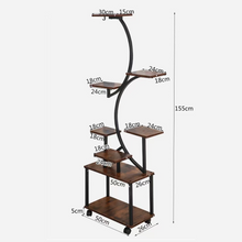 Učitajte sliku u preglednik galerije, Stalak s 8 Polica – Metalni Unutarnji/Vanjski Stalak
