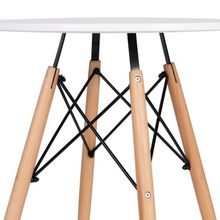 Učitajte sliku u preglednik galerije, Stol Torino – Okrugli 80 cm (Bijela ili Crna)
